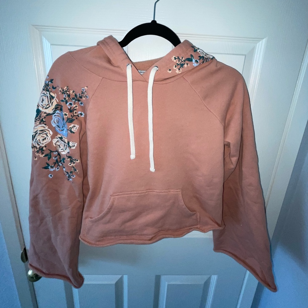 Bell sleeve hoodie